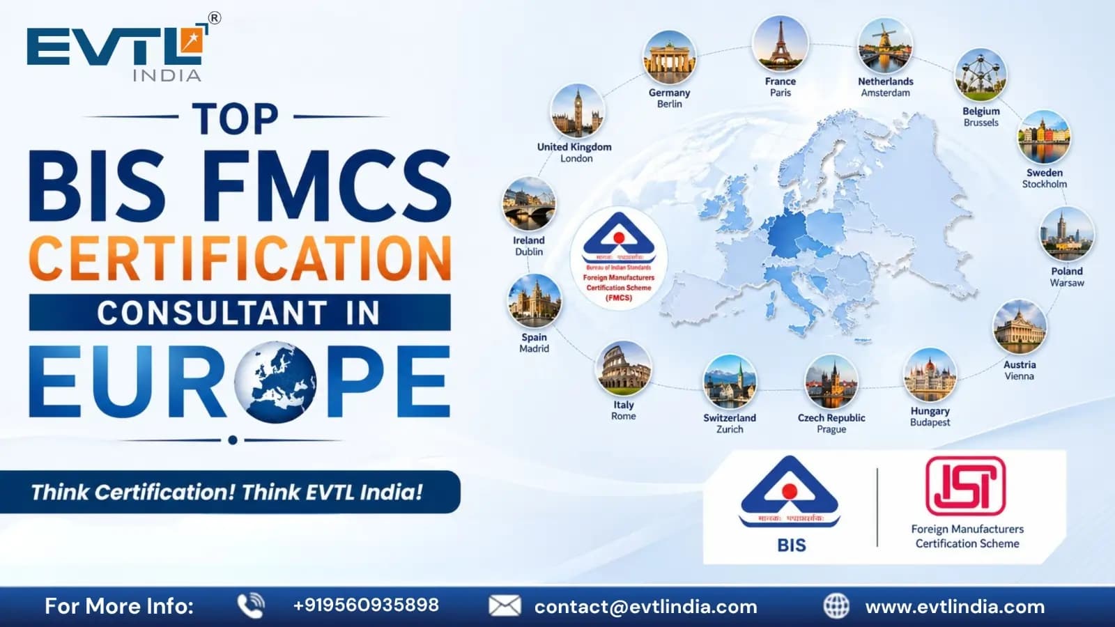 Top BIS Certification Consultant in Europe
