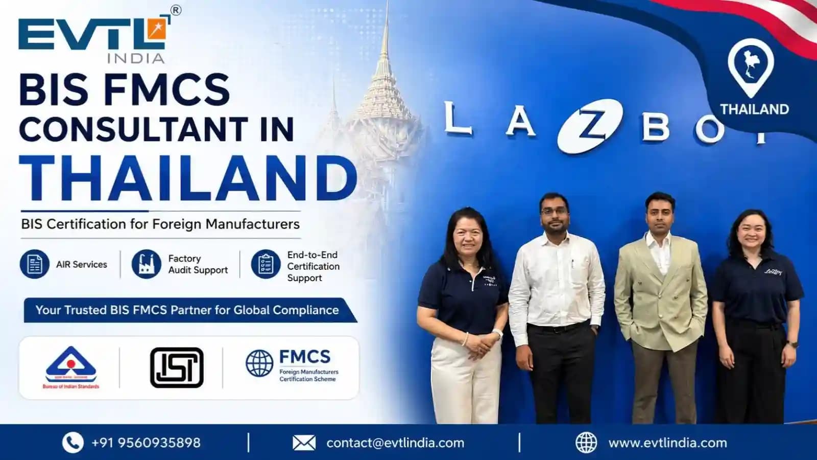 BIS FMCS Consultant in Thailand - EVTL India