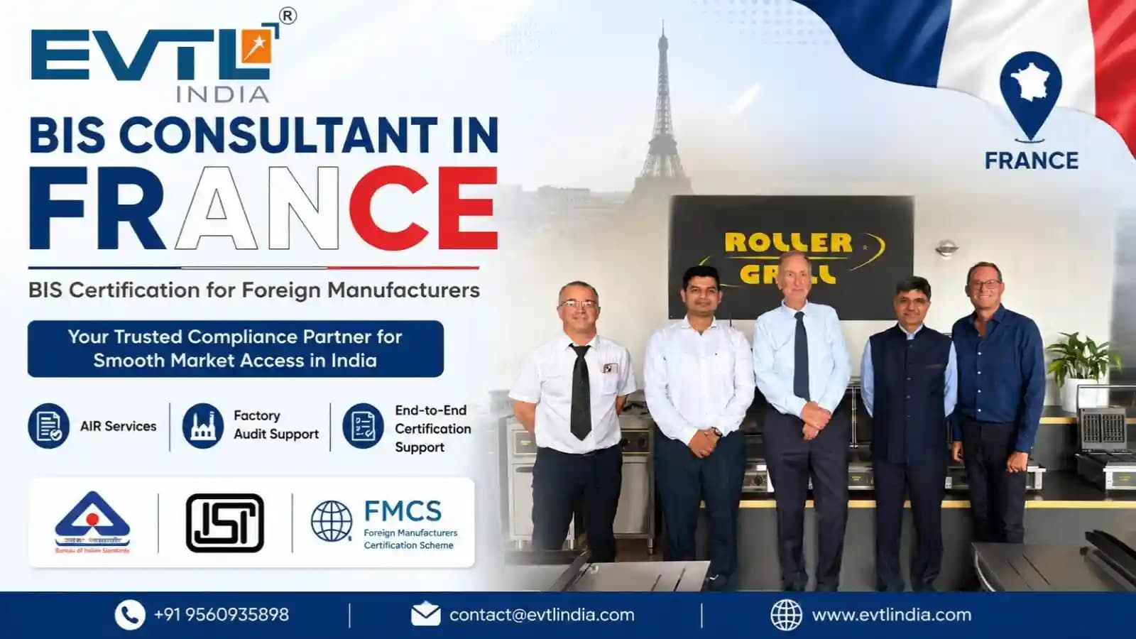 BIS Consultant in France - EVTL India