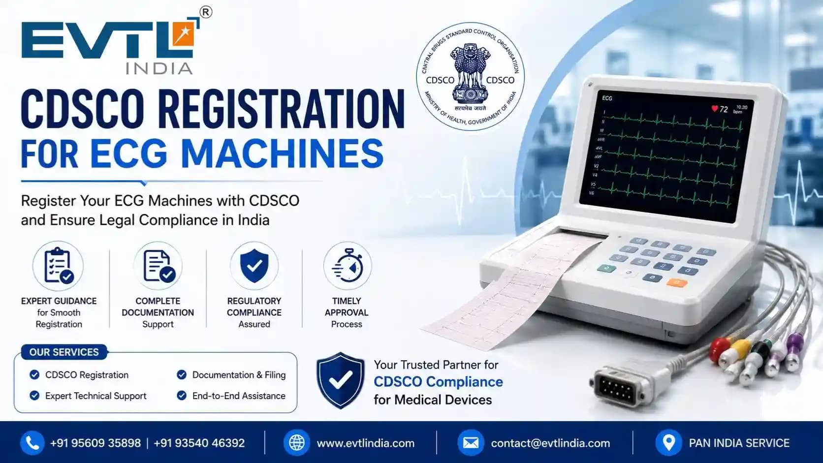 CDSCO Registration For ECG Machines