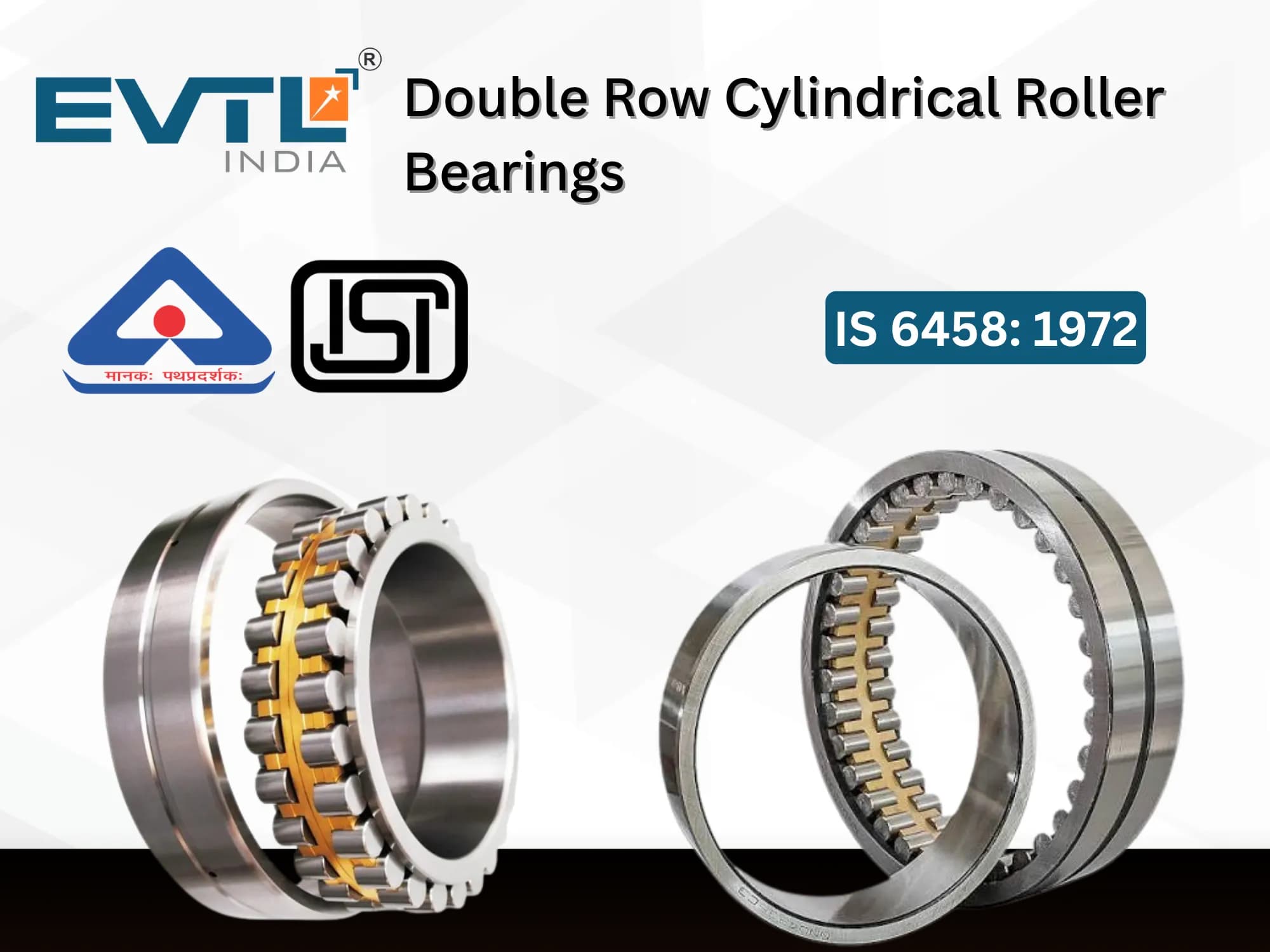 BIS QCO For Double Row Cylindrical Roller Bearings IS 6458: 1972
