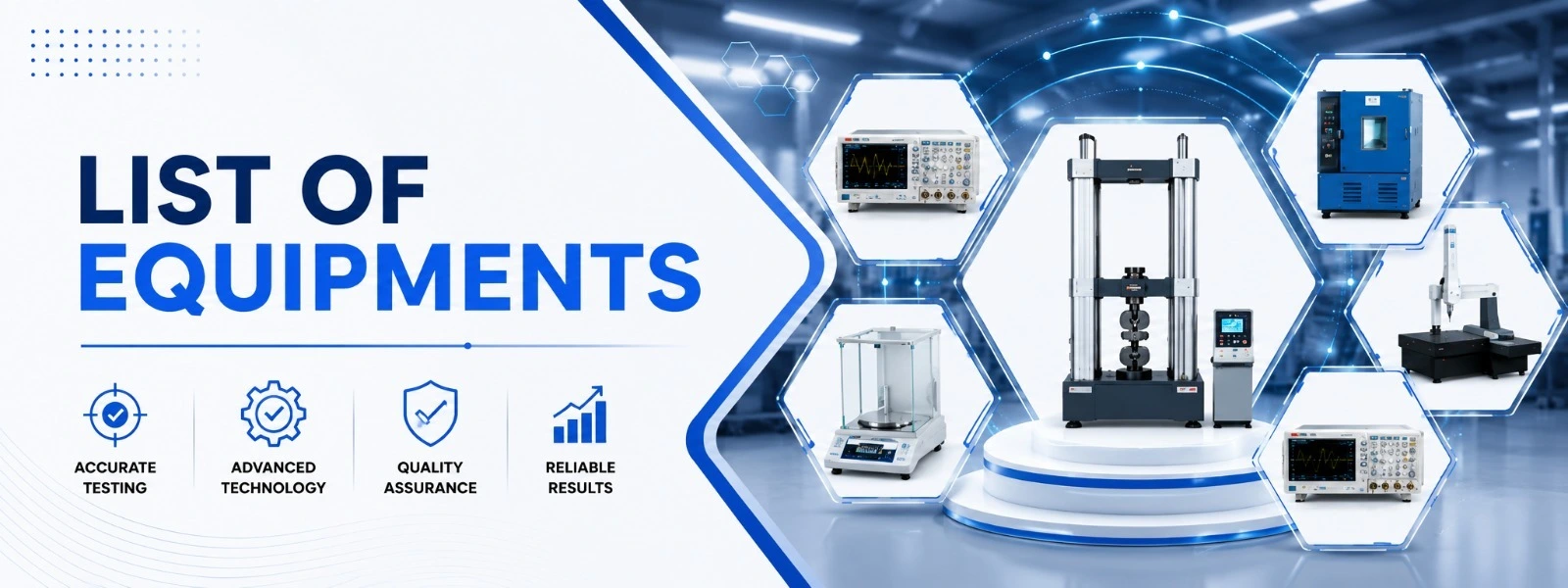 list of equipments
