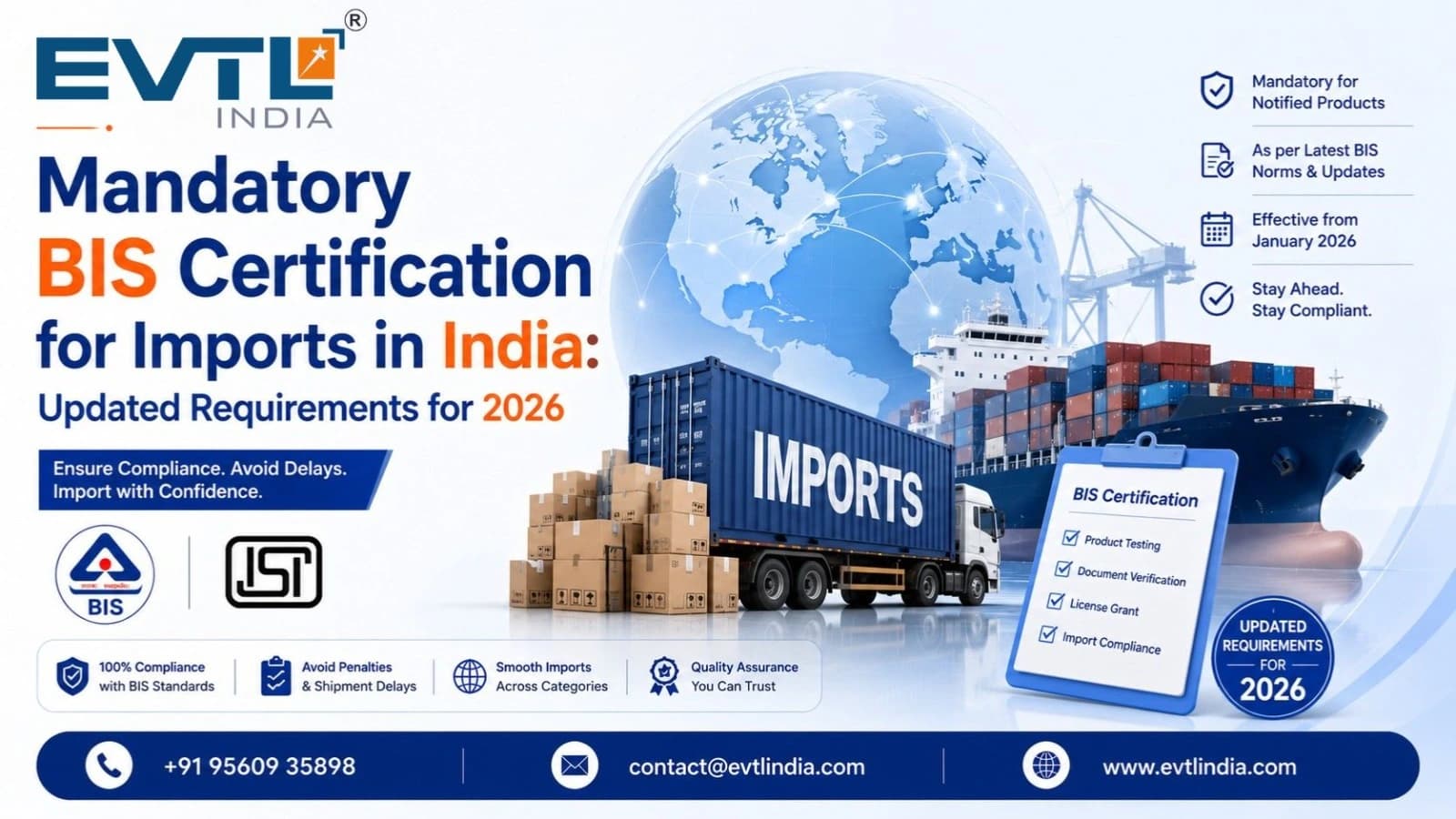 Mandatory BIS Certification for Imports in India: Updated Requirements for 2026