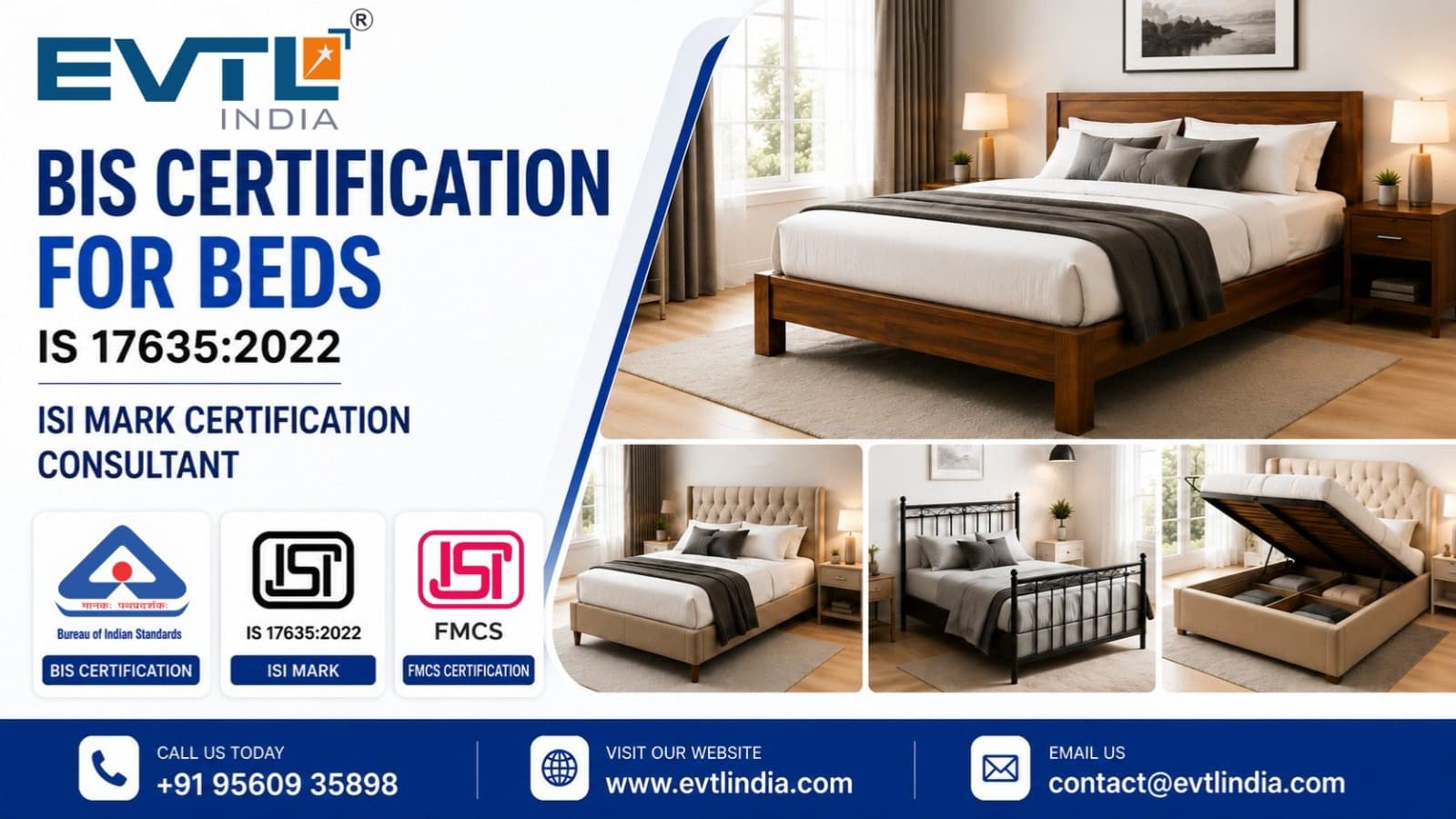 BIS Certification for Beds IS 17635:2022 | ISI Mark Certification Consultant