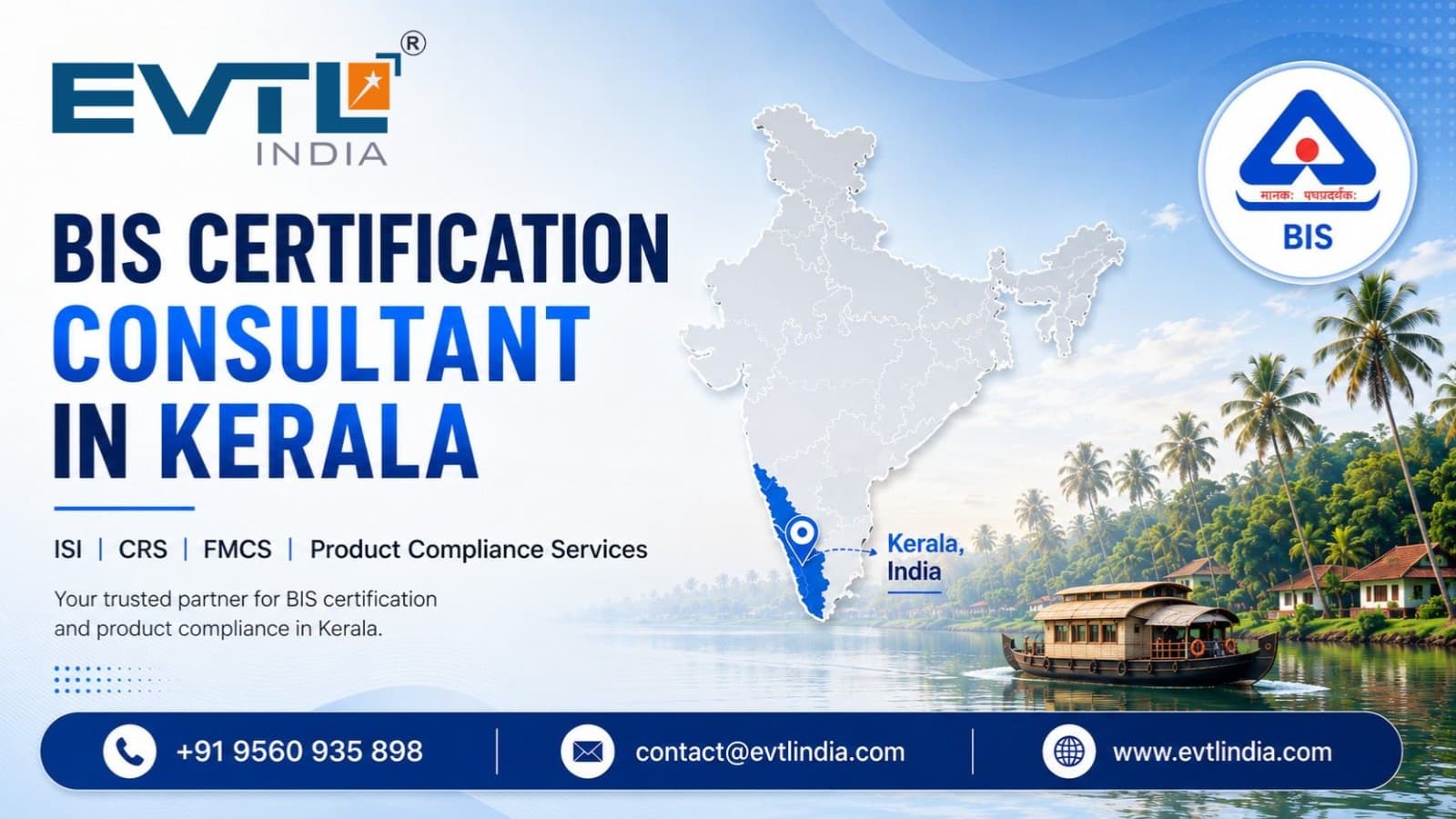 BIS Consultant in Kerala | EVTL India – Expert BIS Certification Services