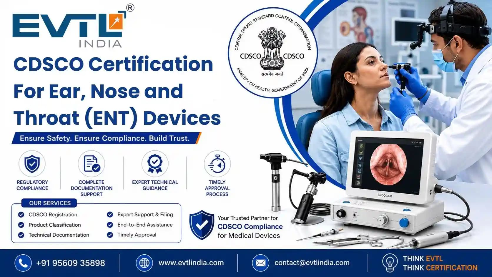 CDSCO Certification for Ear Nose Throat (ENT) Devices