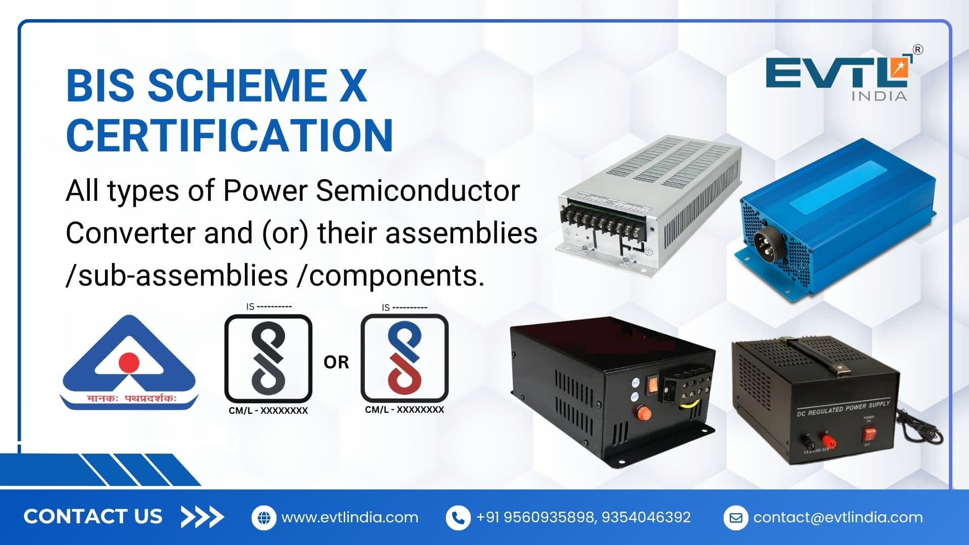 BIS Scheme X Certification for Power Semiconductor Converters