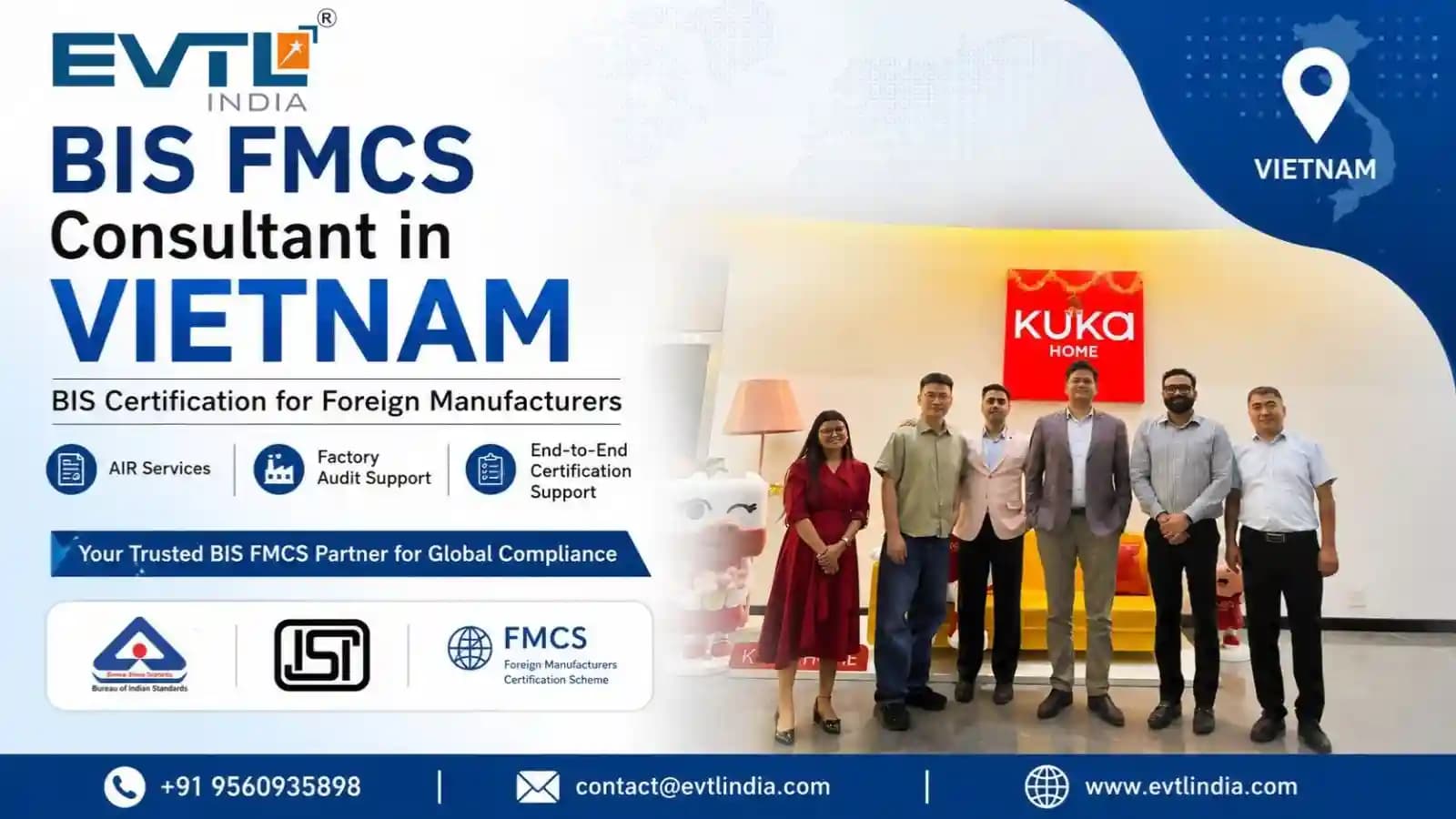 BIS Consultant in Vietnam - EVTL India