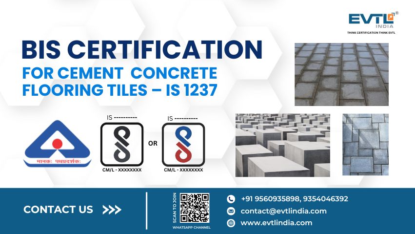 Bis Certification For Cement Concrete Flooring Tiles – Is 1237