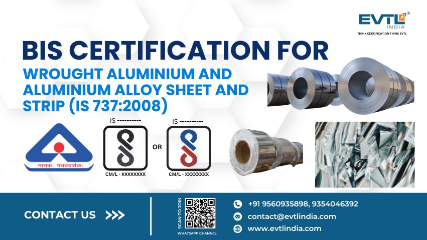 Bis Certification For Wrought Aluminium And Aluminium Alloy Sheet And Strip (is 737:2008)