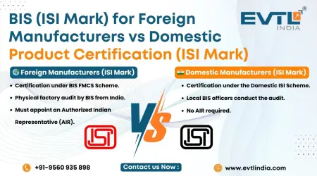 BIS (ISI Mark) Certification for Foreign Manufacturers vs Domestic Manufacturers: Key Differences, Process & Compliance Requirements