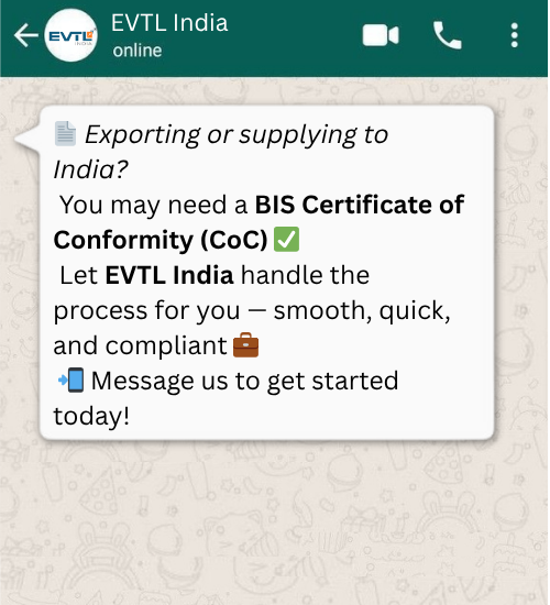 Get Certificate Of Conformity