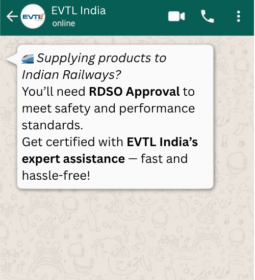 Get RDSO Certificate