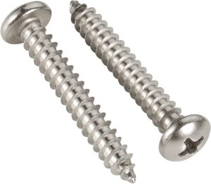 Cross Recessed Tapping Screw Part 3 Raised Countersunk Oval Head