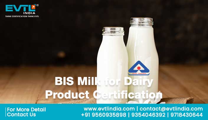 BIS Milk for Dairy Product Certification